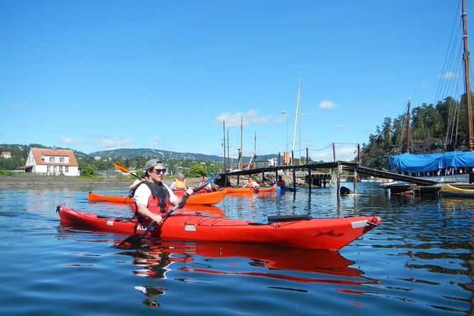 2- hour kayak trip on the Oslo Fjord - From houseboats to the modern shore at Fornebu