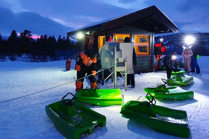 2-Hour Racing Toboggan at Dagali Fjellpark near Geilo in Norway - Night riding or daylight riding?
