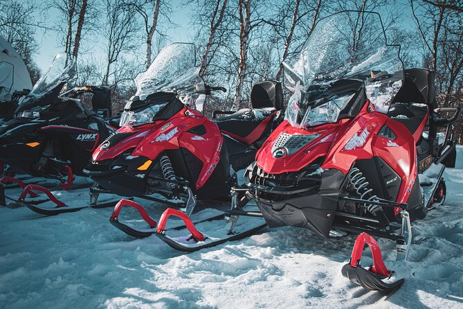 4hr Finnmarksvidda Snowmobile Adventure - Learning to handle the snowmobile
