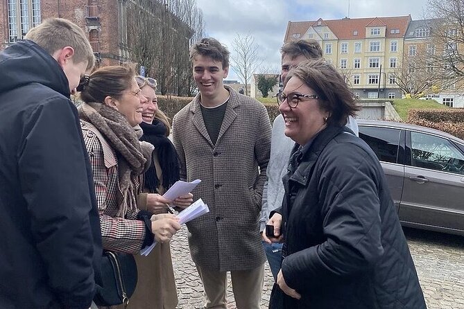 Aarhus Self guided Mystery hunt Sabotage in Danish - Walking through central Aarhus