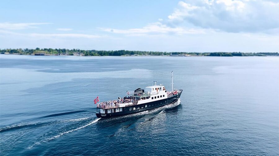 All About the Fjords, in one tour by boat & bus from Ålesund - Crossing Storfjord at Magerholm