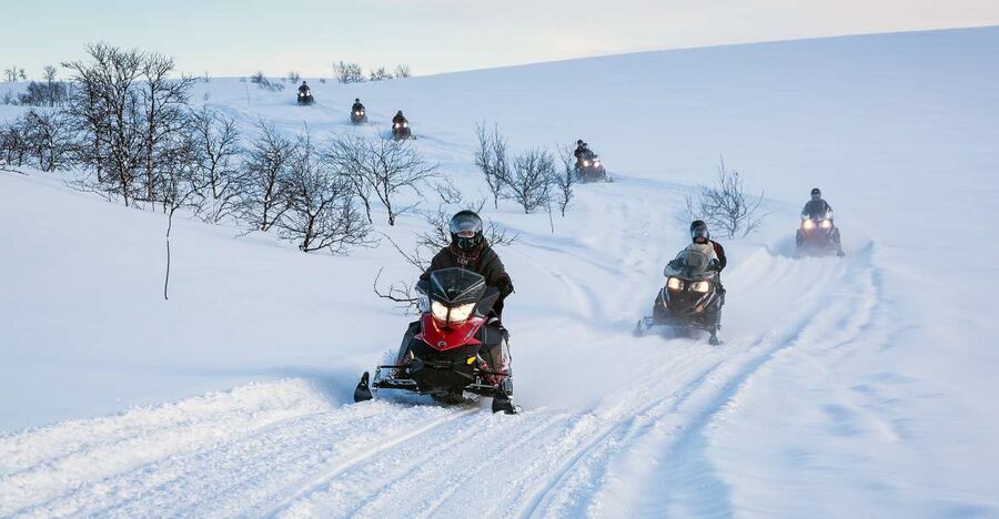 Alta: Guided Snowmobile Safari on Finnmarksvidda With Snacks - From Alta to the open plateau