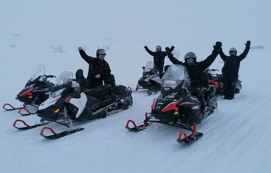 Alta: Guided Snowmobile Safari on Finnmarksvidda With Snacks - Spotting reindeer, skiers, and dog sledges