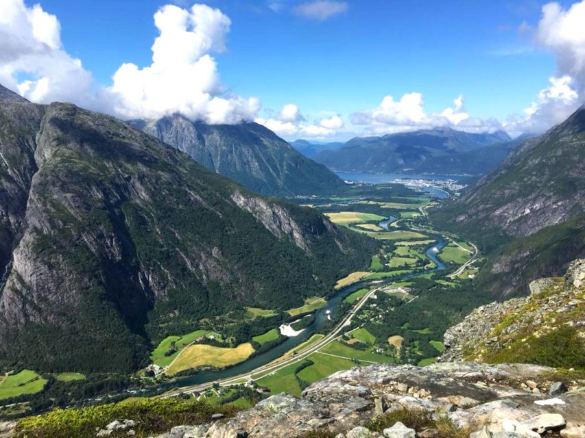 Åndalsnes - Trollstigen & Trollwall Audio Guid Bus Tour - From the harbor into the Rauma Valley