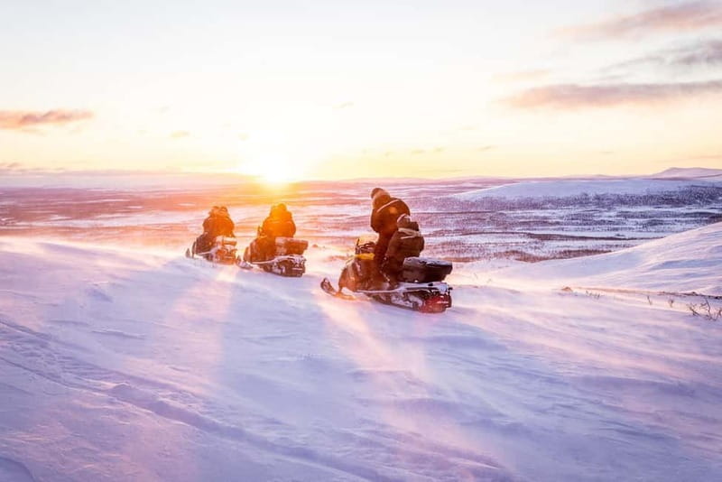 Arctic Dream - Snowmobile Safari to Lapland Viewpoint - Riding from Kiruna into Arctic country