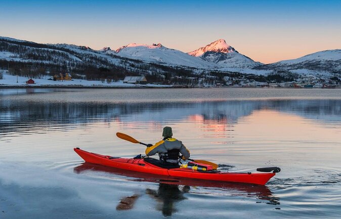 Aurora Adventure Tour with Creative Vacations - Waiting beside a frozen lake