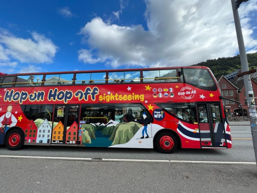 Bergen: 24-Hour Hop-On Hop-Off Bus Ticket - Bergen’s old harbor at Bergenhus Fortress and Bryggen