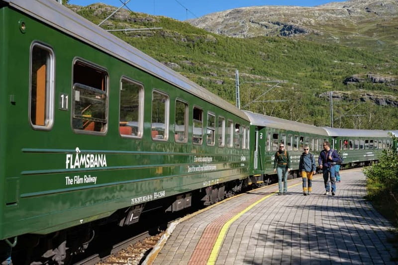 Bergen: Flam Railway, Stegastein and Fjord Cruise Day Tour - Gudvangen and the return to Bergen