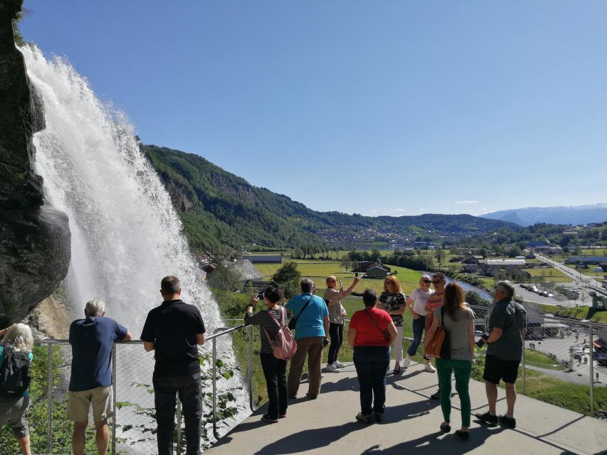 Bergen: Hardangerfjord, Voss Gondola & 3 Great Waterfalls - Hardanger Bridge and the road to Vøringsfossen