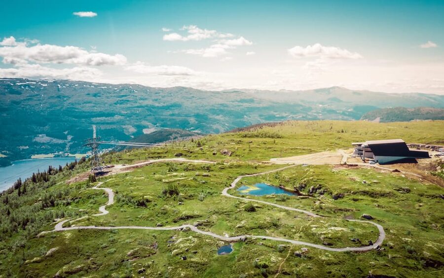 Bergen: Hardangerfjord, Voss Gondola & 3 Great Waterfalls - Walking behind Steinsdalsfossen