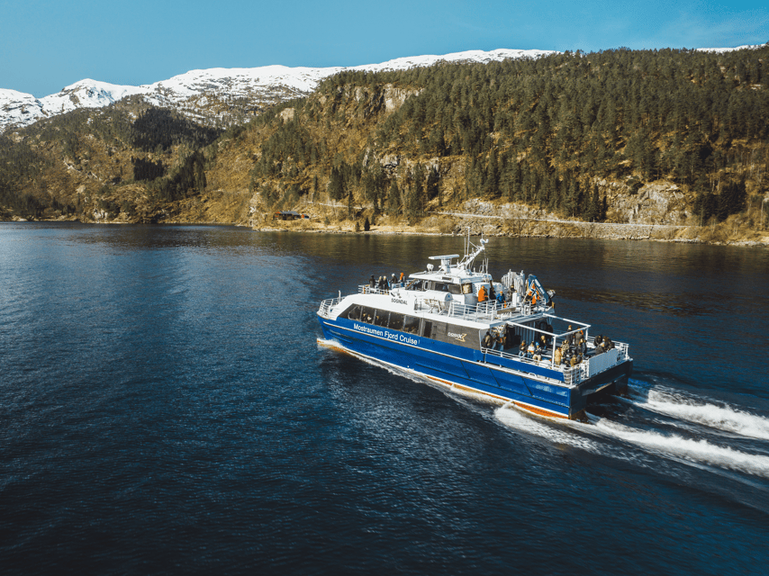 Bergen: Mostraumen Fjord & Waterfall Cruise - Reaching the Narrow Mostraumen Strait