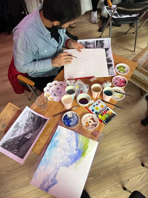 Bergen: paint Norwegian landscape with watercolor - FAQ