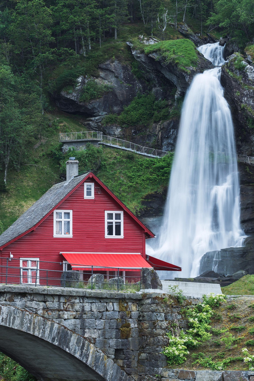 Bergen: Private Waterfalls and Wonders of Fjord Norway - Skjervsfossen and the first waterfall stop