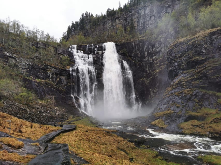 Bergen: Private Waterfalls and Wonders of Fjord Norway - From Bergen through Osterfjord to Voss