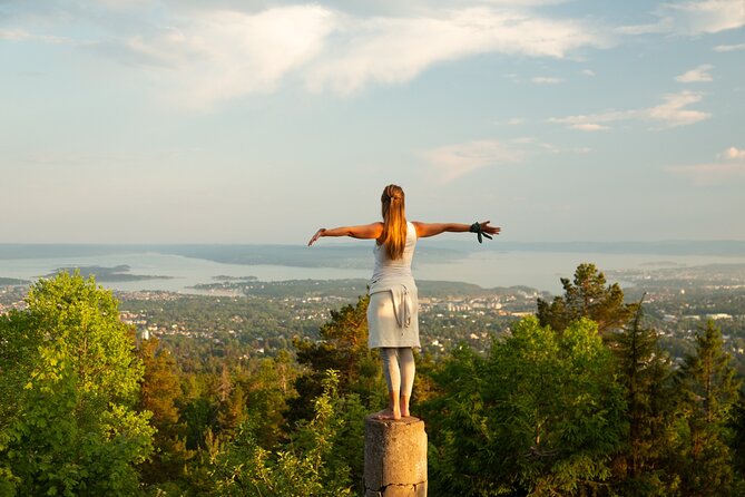 Best View of the Oslofjord Hike - Leaving central Oslo by metro