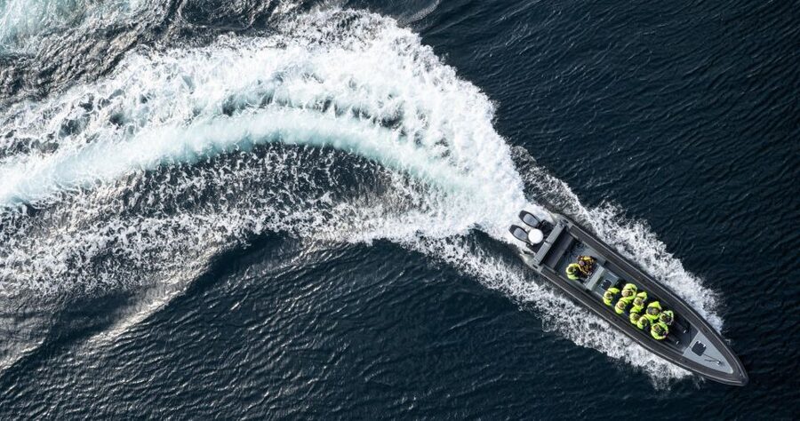 Bodø: Saltstraumen Sea Eagle Trip by RIB - The first RIB run toward Saltstraumen