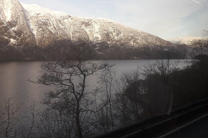 Bride's Veil and Steinsdalsfossen waterfalls with sceneries of Hardanger Fjord - The road to Bride’s Veil waterfall