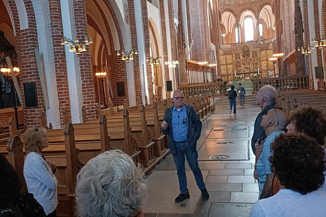 Cathedral ,Viking ships Tour, Palace and Castle (April) - Roskilde Cathedral and the burial place of Danish rulers