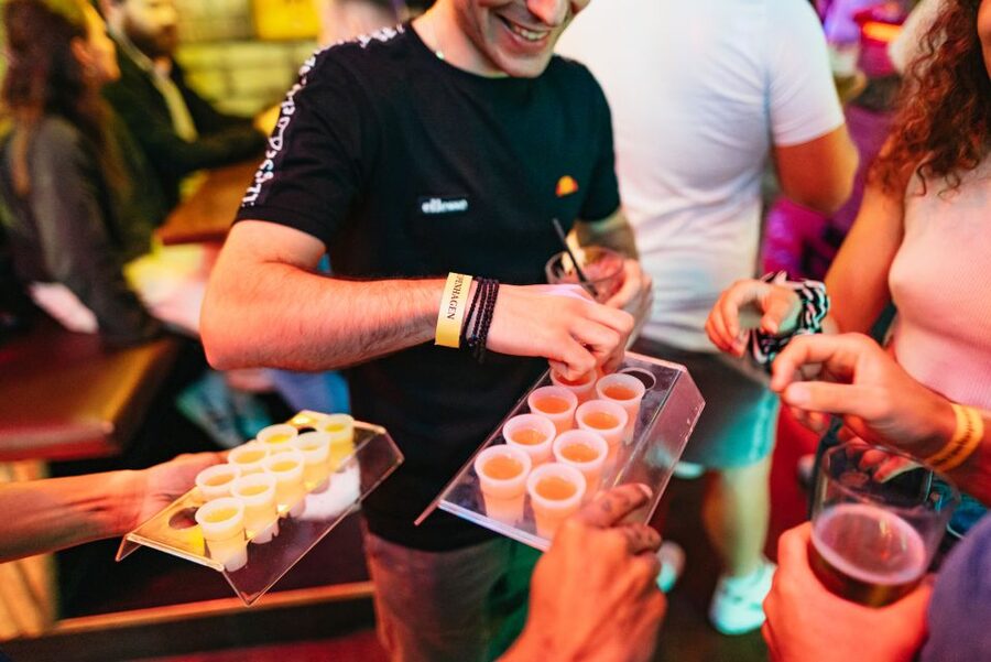 Copenhagen: Guided Party Pub Crawl with 4 Shots and 1 Drink - Starting at Barcelona Bar in central Copenhagen