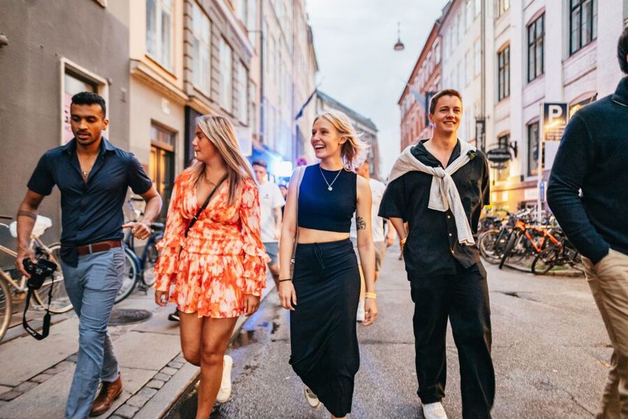 Copenhagen: Guided Party Pub Crawl with 4 Shots and 1 Drink - What the $47 price includes