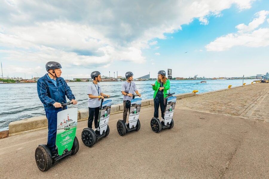 Copenhagen: Guided Segway Tour - A cafe pause at the Royal Danish Theatre