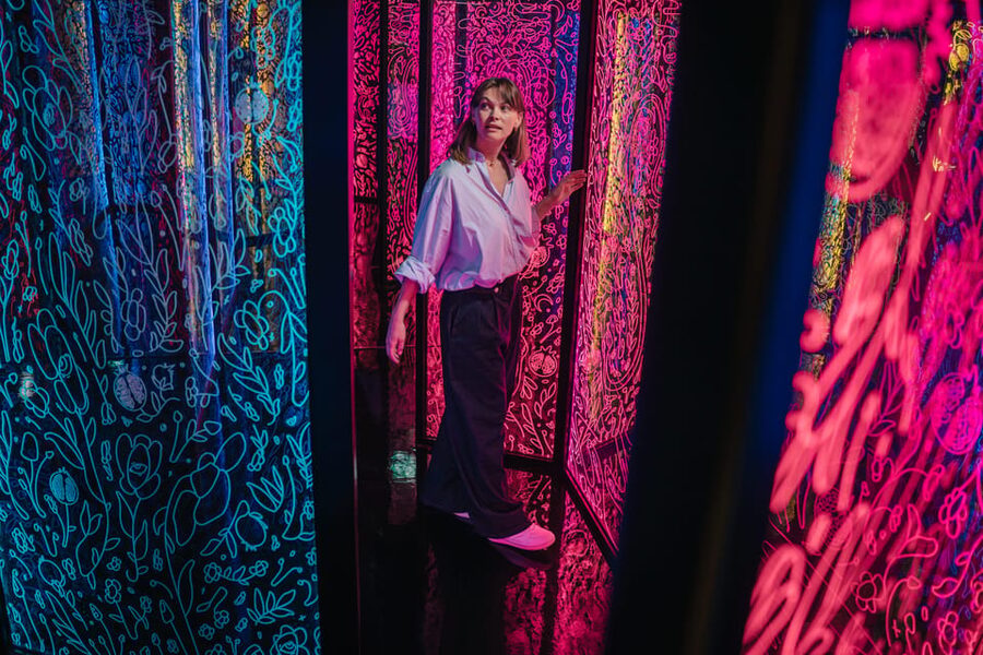 Copenhagen: IKONO Immersive Experience Entry Ticket - The light-drawing room puts you in the artwork