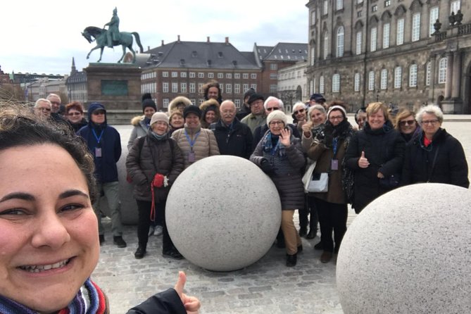 Copenhagen Walking Tour with Food Testing (smorrebrod dish & snap) - Gefion Fountain and the harbor side