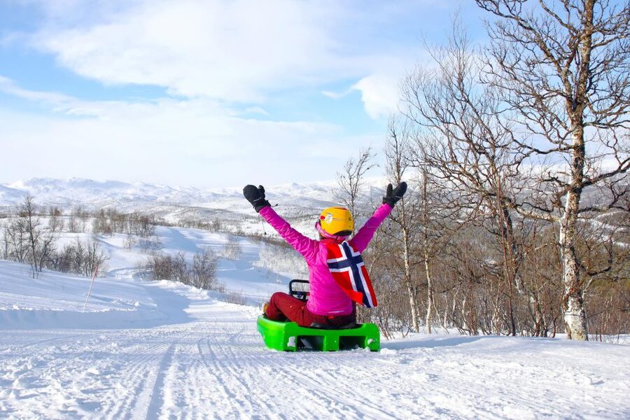 Dagali: 2-Hour Racing Toboggan Adventure - What to wear for a cold, wet ride