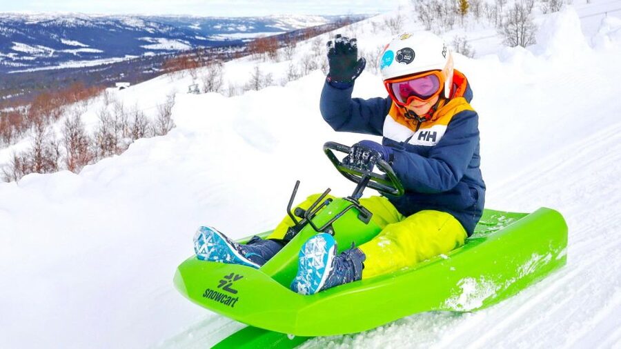 Dagali: 2-Hour Racing Toboggan Adventure - A sled that is easier to control