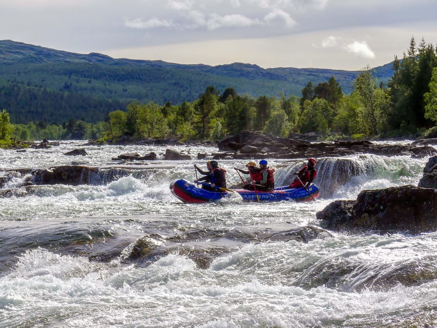 Dagali/Geilo: Wild Viking white water rafting - level 3 - Returning to base after the rapids