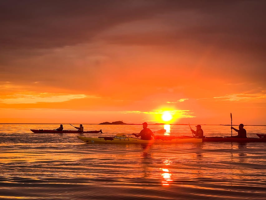 Eggum: Lofoten Islands Midnight Sun Kayak Tour - Between the islands, watch the water and sky