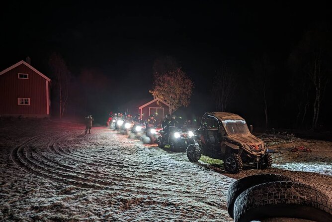 Evening Tour and Aurora Borealis Sightseeing in Norway by ATV - Getting ready for a two-person ATV