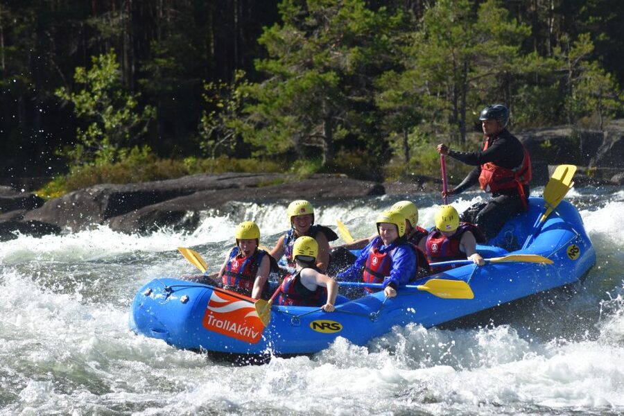 Evje: White Water Rafting Trip on Norway's Warmest Rivers - Seeing the biggest waterfall before running it