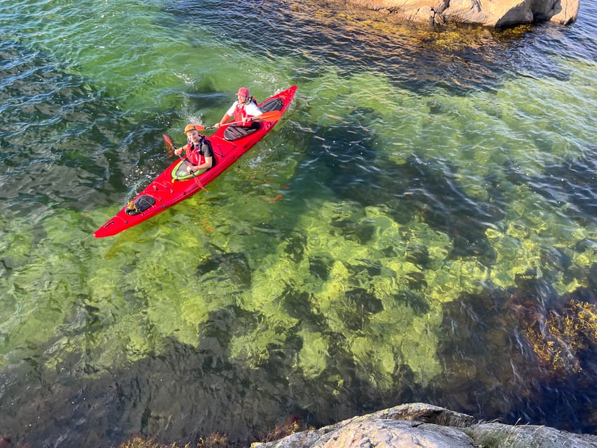 Færvik: Raet National Park Sea Kayaking Trip - Merdø, a historic island option
