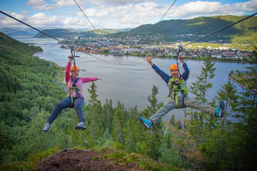 Feel the adrenaline in Mosjøen Zipline - Meeting at Ytterøra 23
