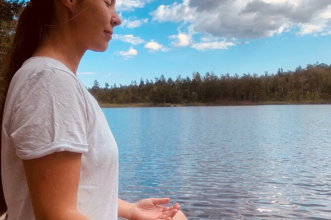 Forestbathing Slow Walking and Healing Spring Water, Stockholm - Filling bottles at the natural spring