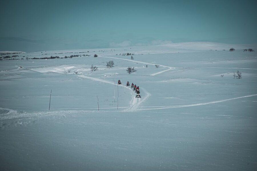 From Alta: Daytime Snowmobile Adventure - Getting dressed for Finnmark weather