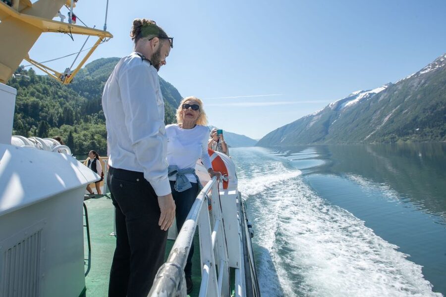 From Balestrand: Guided Fjord & Glacier Tour to Fjærland - Leaving Balestrand at 12:10
