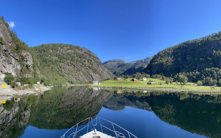 From Bergen: Modalen Private Fjord Cruise with Waterfalls - Reaching the narrow fjords of Modalen