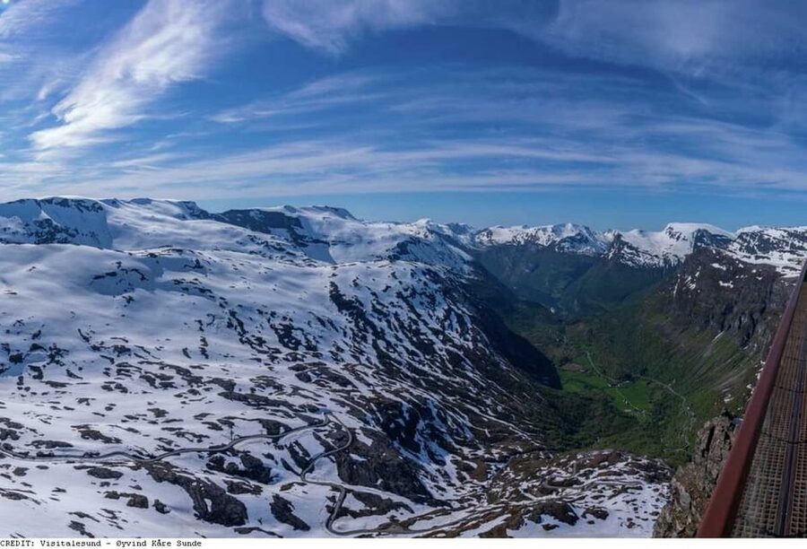 From Hellesylt: The Best of Geiranger Shore Excursion - Stryn offers a practical break