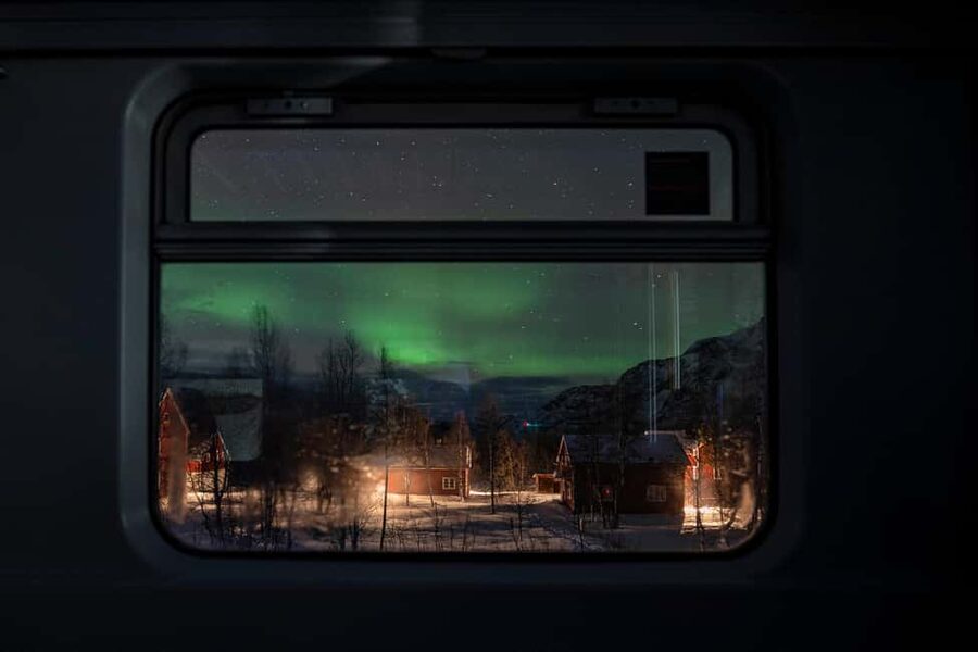 From Narvik: The Northern Lights Arctic Train Guided Tour - Katterat at 373 meters above sea level