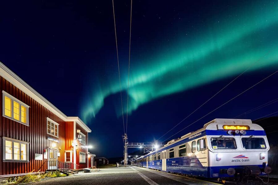 From Narvik: The Northern Lights Arctic Train Guided Tour - Leaving Narvik for Bjørnfjell