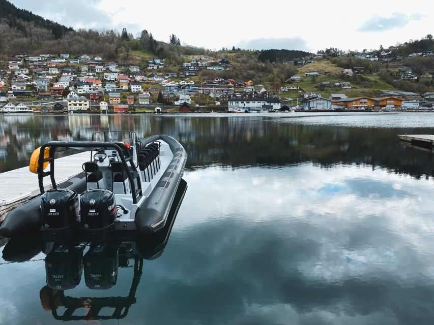 From Norheimsund: Hardangerfjord & Fyksesund RIB Fjord Tour - Entering Fyksesund after 25 minutes