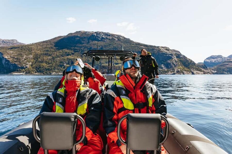 From Stavanger: Lysefjord Sightseeing RIB Boat Tour - What the RIB ride feels like