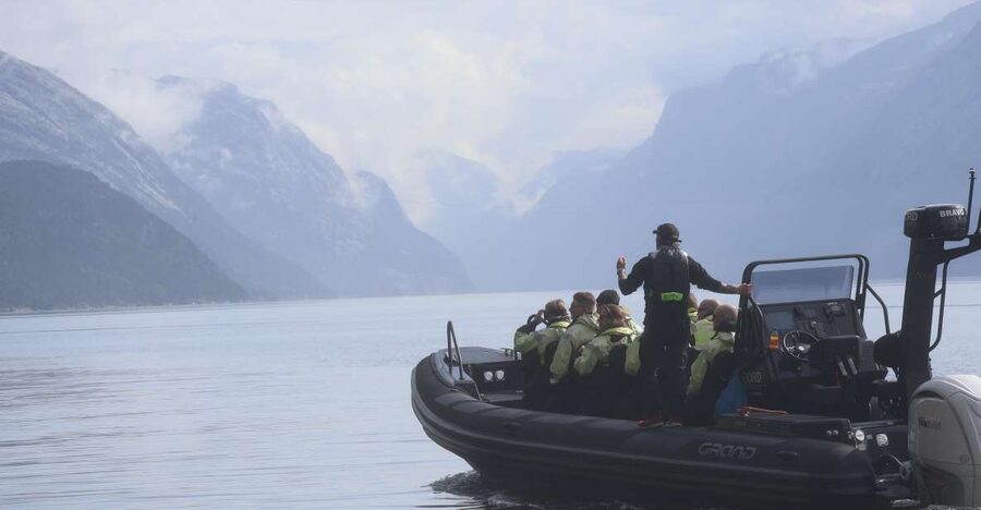 From Stavanger: RIB Tour to Lysefjord - From Stavanger harbor to open water