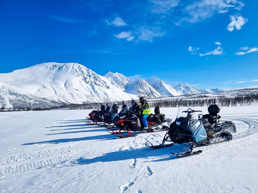 From Tromsø: Lyngen Alps Guided Snowmobile Tour - A full Arctic day from Tromsø