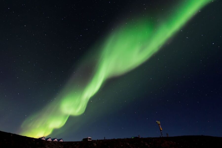 From Tromsø: Private Northern Lights Experience - Leaving Tromsø in a black Mercedes V-Class
