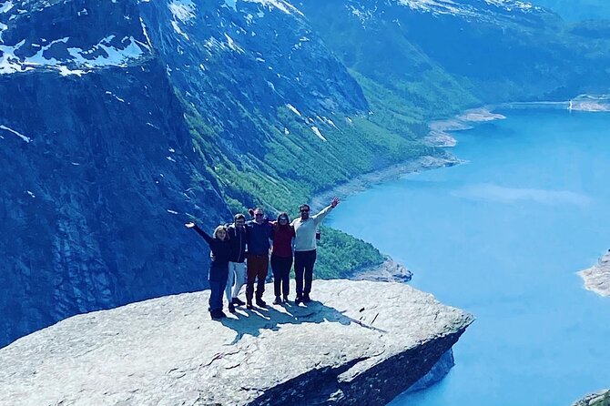 Full Day Hiking Adventure from Bergen to Trolltunga - Walking behind Steinsdalsfossen