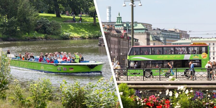 Gothenburg: 24 Hour Hop On–Hop Off Bus and Boat Tour - Two ways to get your bearings in Gothenburg
