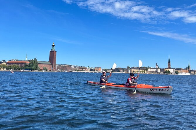 Guided Kayak Tour in Central Stockholm - Meeting at Karlbergs strand 6A